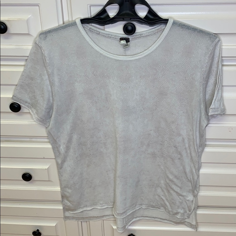 Free People snake print top